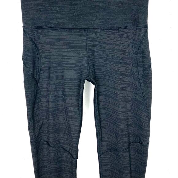 Outdoor Voices TechSweat Flex 7/8 Legging Black Gray Space Dye Print Size Medium - Picture 4 of 7